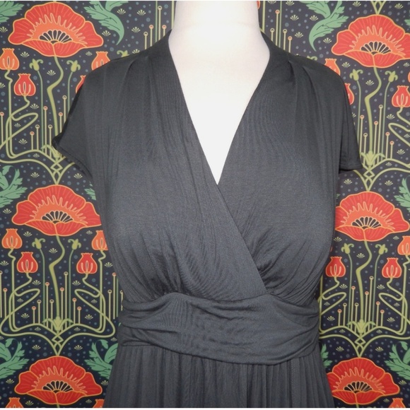 Soma Soft Blue Jersey Maxi Bra Dress L Nwt - Picture 3 of 6